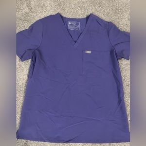 Figs amethyst scrub top